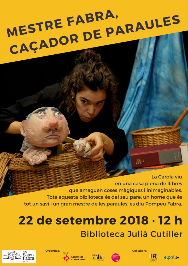 Espectacle “Mestre Fabra, caçador de paraules