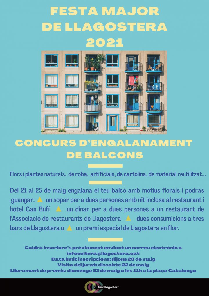 Concurs d’engalanament de balcons amb flors i plantes