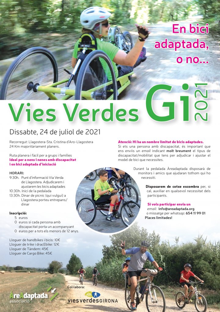 Pedalada Familiar per les Vies Verdes Pedalada Familiar per les Vies Verdes