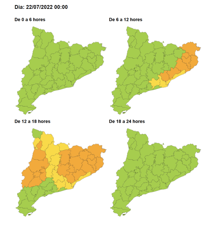 mapa PROCICAT 