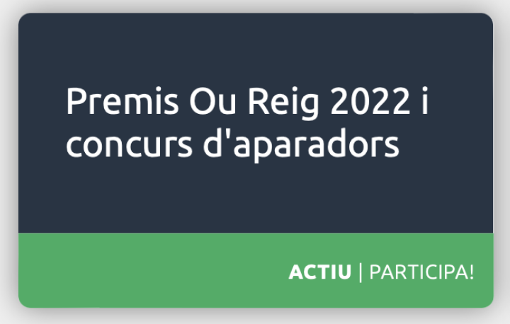 Obertes les votacions del Premi Ou de Reig 2022 i del Concurs d'Aparadors de la Fira del Bolet