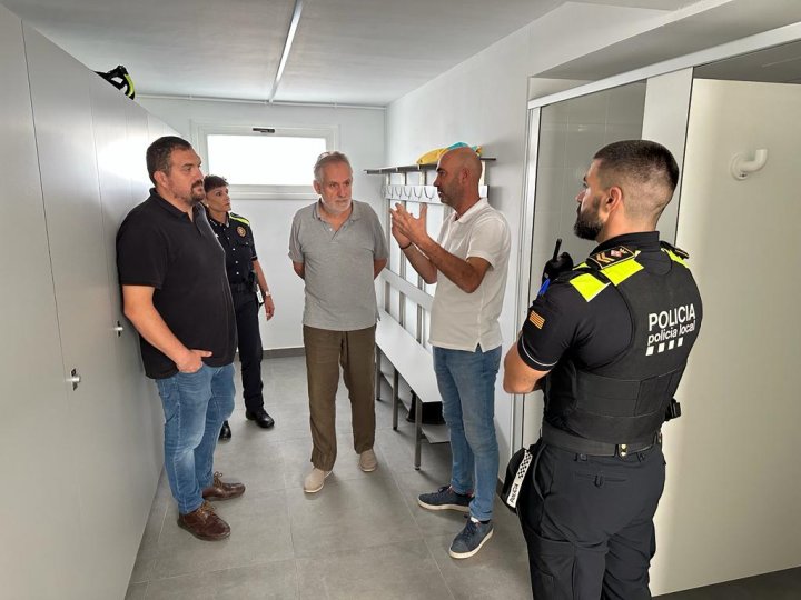 La Policia Local de Llagostera estrena els nous vestuaris