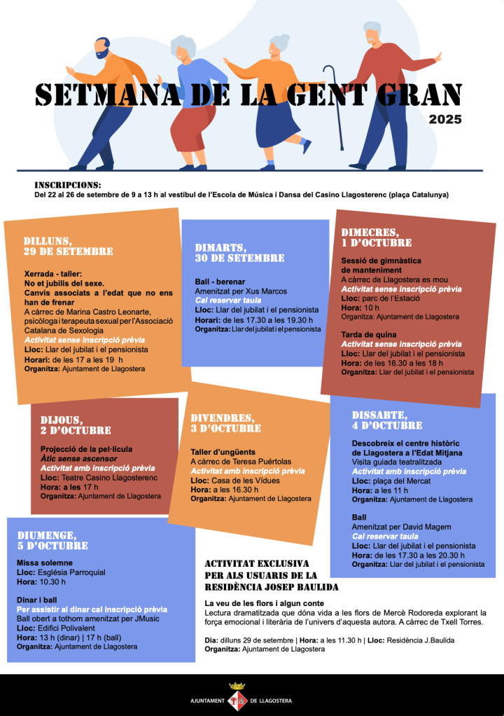 Setmana de la Gent Gran a Llagostera