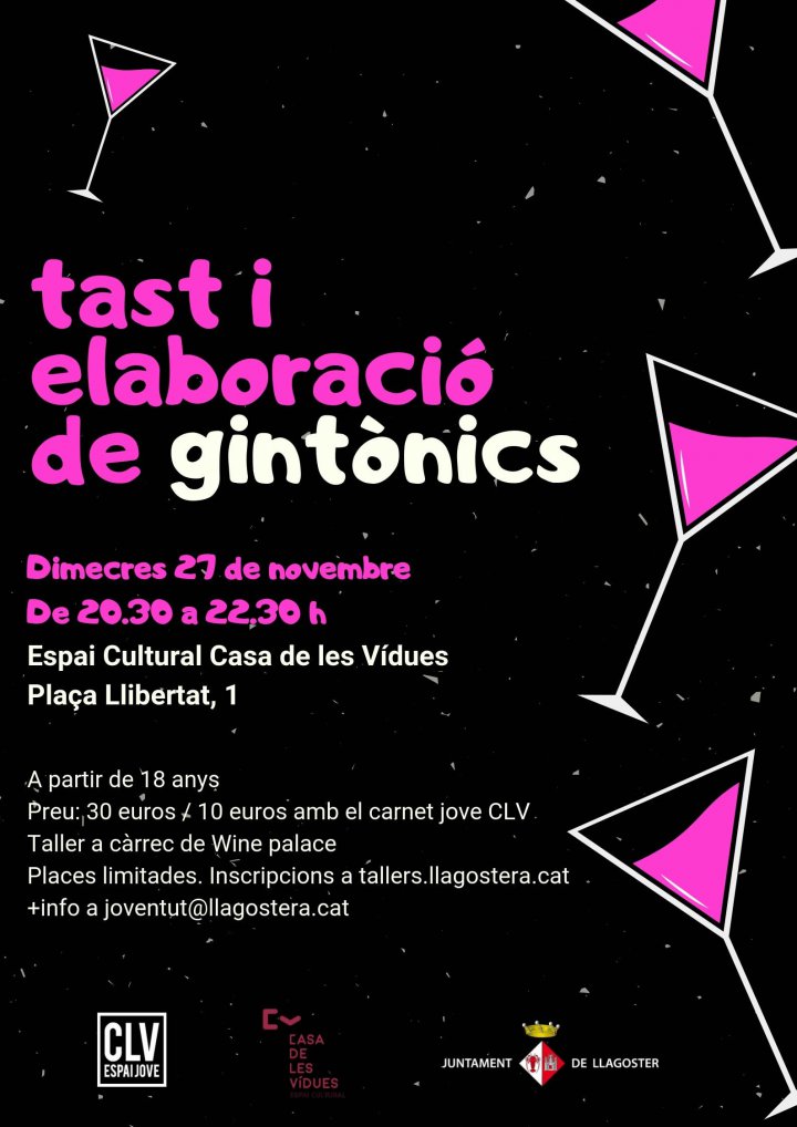 Tast i elaboració de gintònics