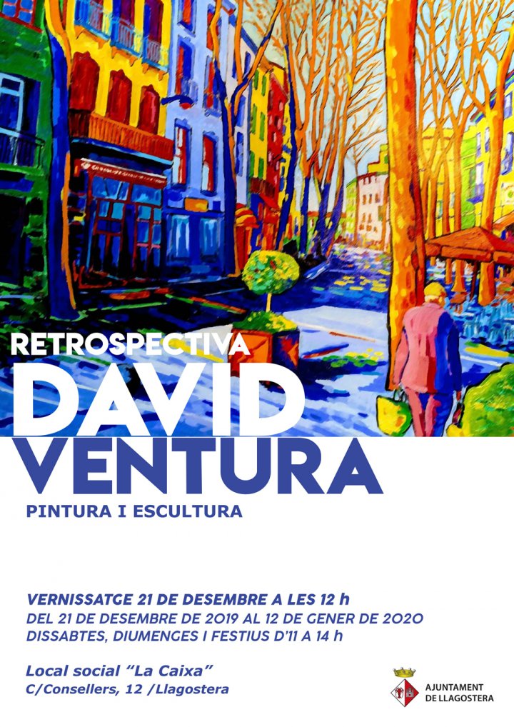 Vernissatge de l'exposició de pintura de David Ventura